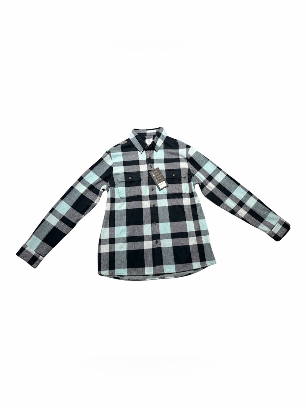 NEW 7 Diamonds Generation Long Sleeve Flannel Shirt Size Medium